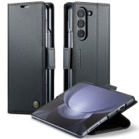 Galaxy Z Fold 7 5G - Etui à Rabat étui de lux Noir