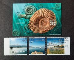 3-6-2 Bloc et timbres Helvetia oblitérés.  Années 2015-16