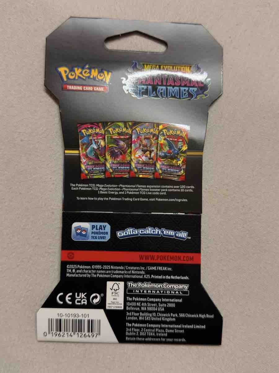 Pokémon Sammelbilder & Trading cards: Pokémon 10x Mega Evolution Phantasmal Flames Booster Pack – Neu und originalverpackt aus flawil von KauzigerBergeremit 2