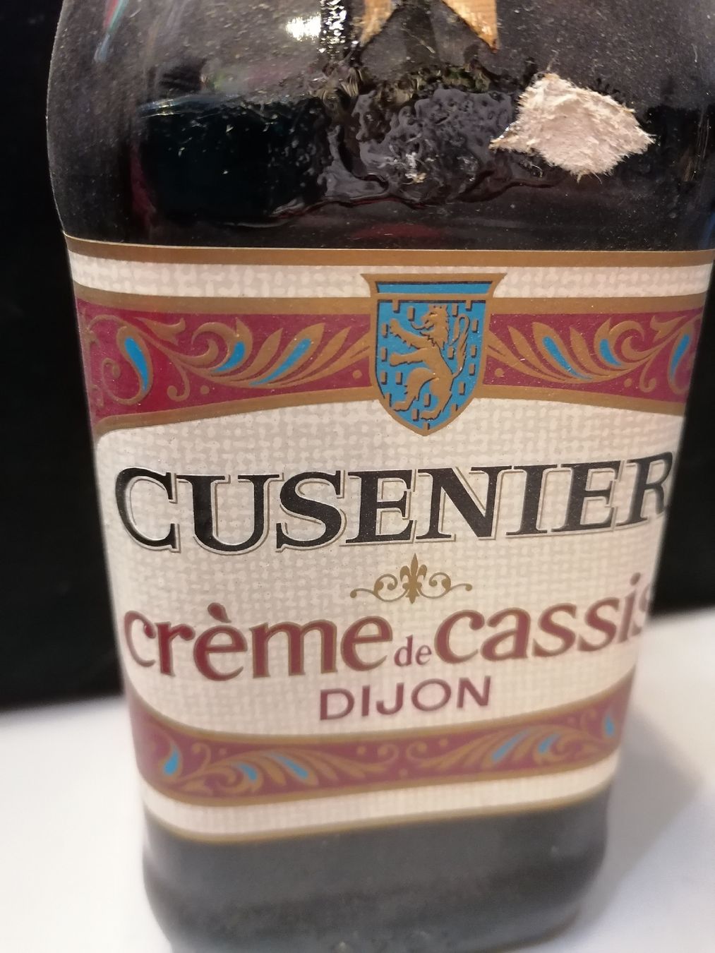 Bevande alcoliche: Crème de Cassis Cusenier Dijon, Vintage! – Usato da Genève venduto da Leboucheoreilles 3