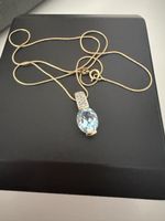 Goldkete mit Anhanger 