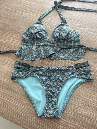 Bikini Odd Molly blau gemustert Grösse 0 und 1 sehr guter Zu