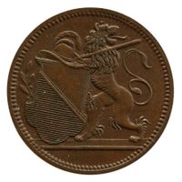 Jeton Zürich Kantonal Schützenverein Kupfer