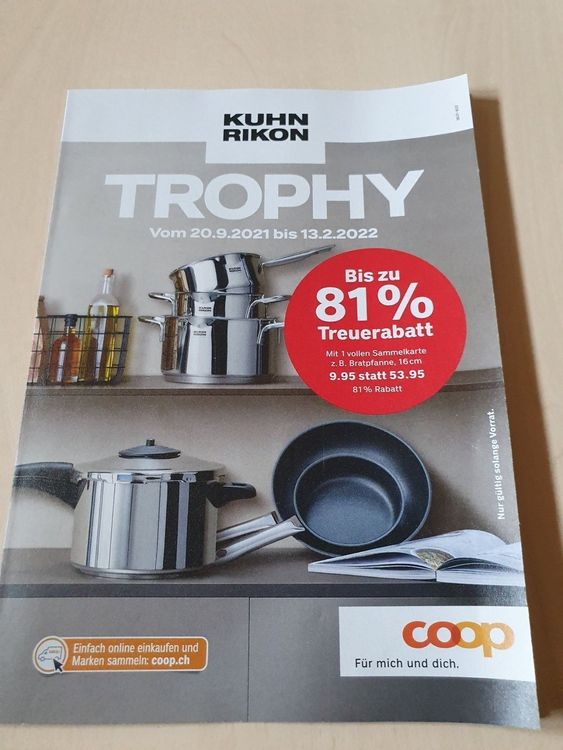 COOP TROPHY NEU KUHN RIKON 1 KARTE VOLL (Neu (gemäss Beschreibung)) in ...