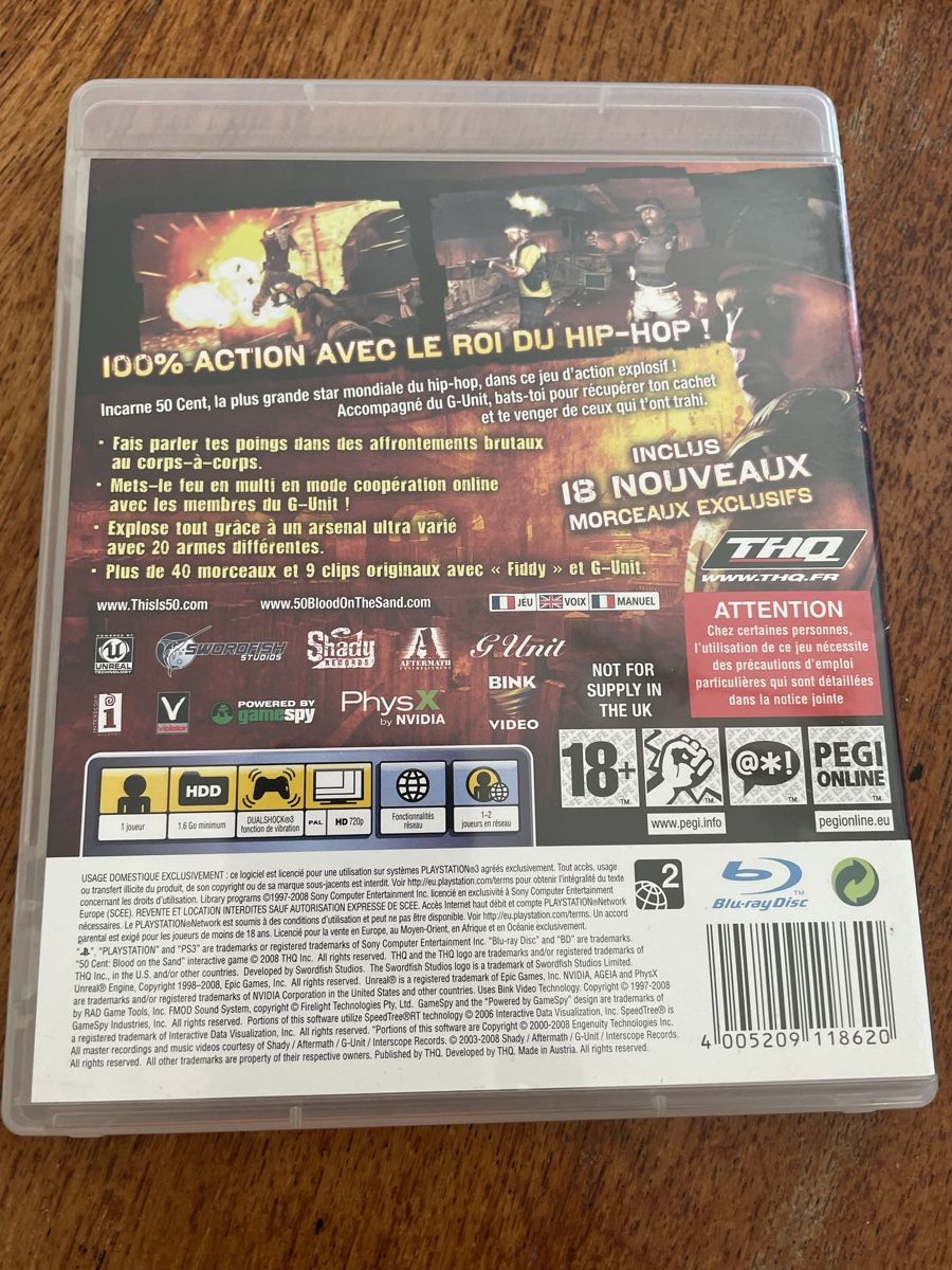 Giochi: Jeu PS3 - 50 cent - Blood on the Sand – Usato da Etoy venduto da 6iulian0 1