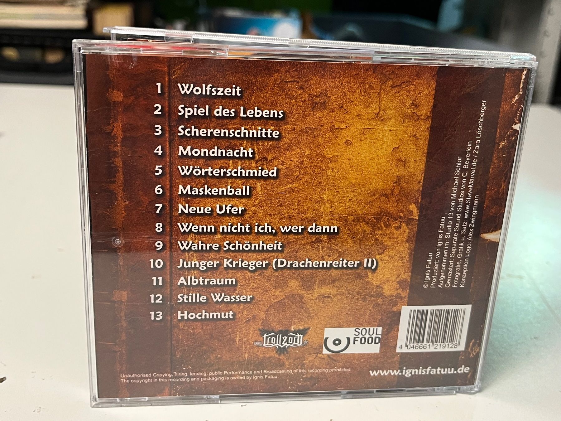 CD: Ignis Fatuu - Neue Ufer - SRA01D – Usato da Küsnacht ZH venduto da Internetradio 1