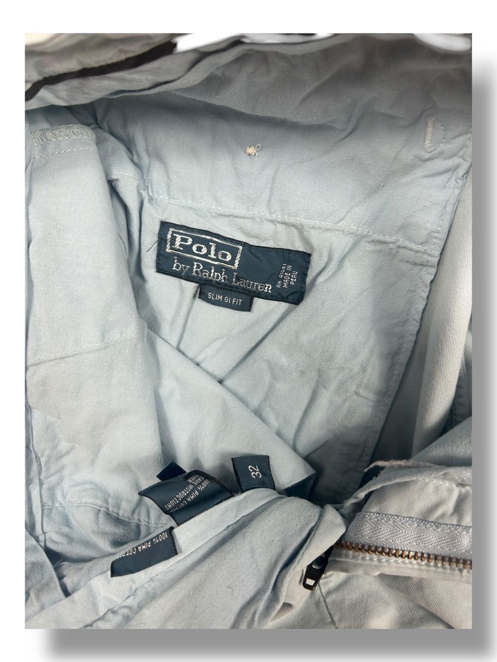 Ralph Lauren Pantaloni: Short Ralph Lauren Bleu clair - W32 – Usato da Hauterive NE venduto da Leo_o 5