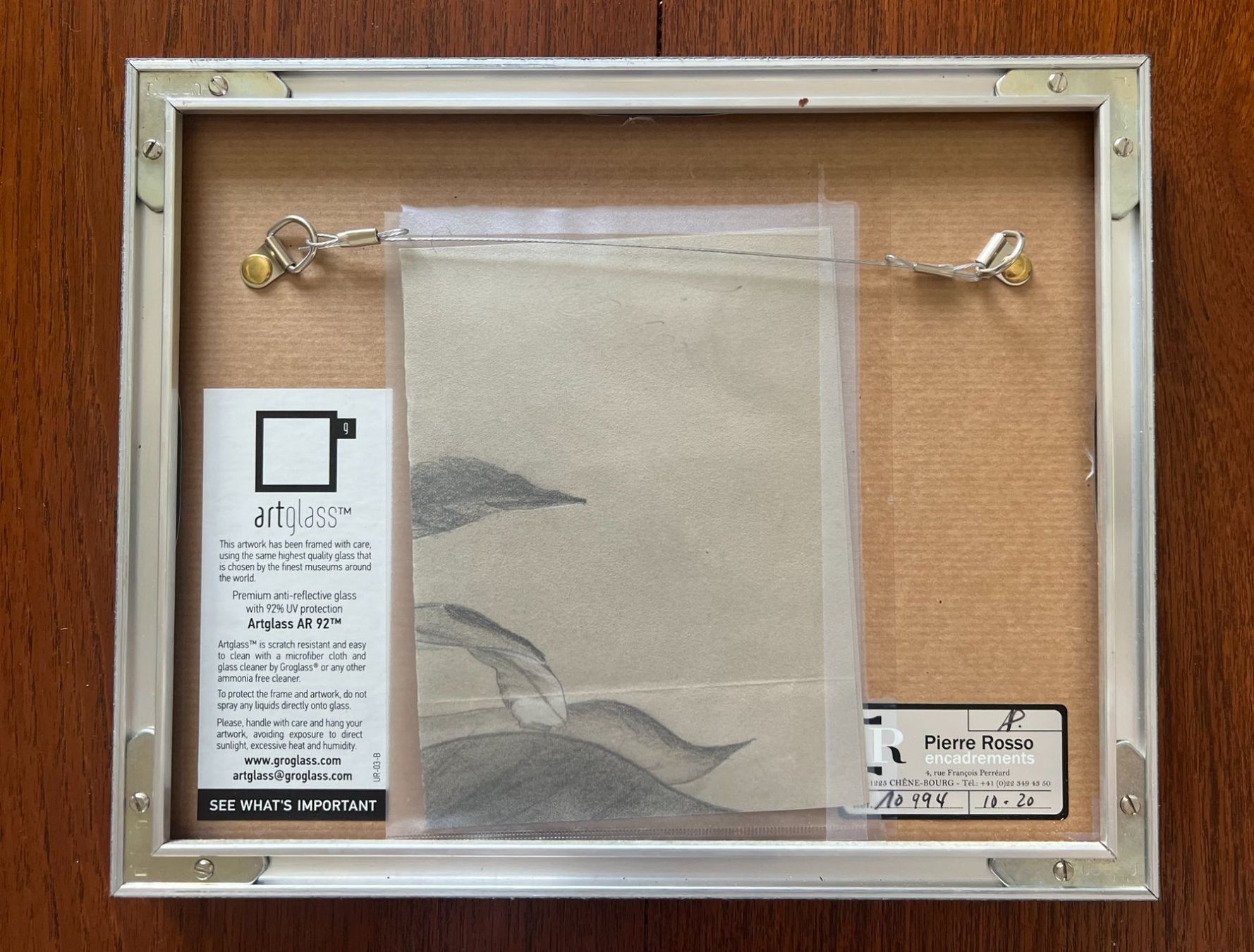 Gemälde: Dessin graphite "Rose" – Gebraucht aus Cologny von flo_7dnj 1