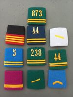 10 Achselnummern, Gradabzeichen, Einzelstücke (IV)