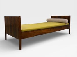 Danish Palisander Daybed Bett 1960s restauriert