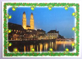 Zürich, Limmatquai, Grossmünster, Helmhaus