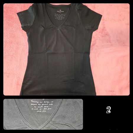 T-Shirt, schwarz, Tom Tailor, L, NEU