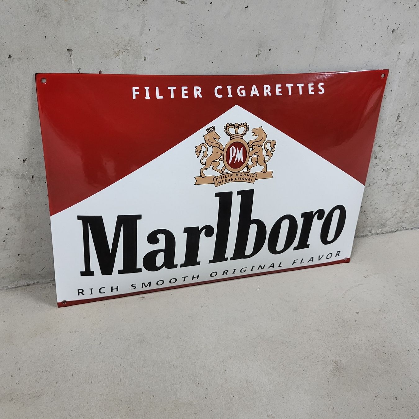 Insegne: Emailschild Marlboro – Usato da Zürich venduto da timbuktu03