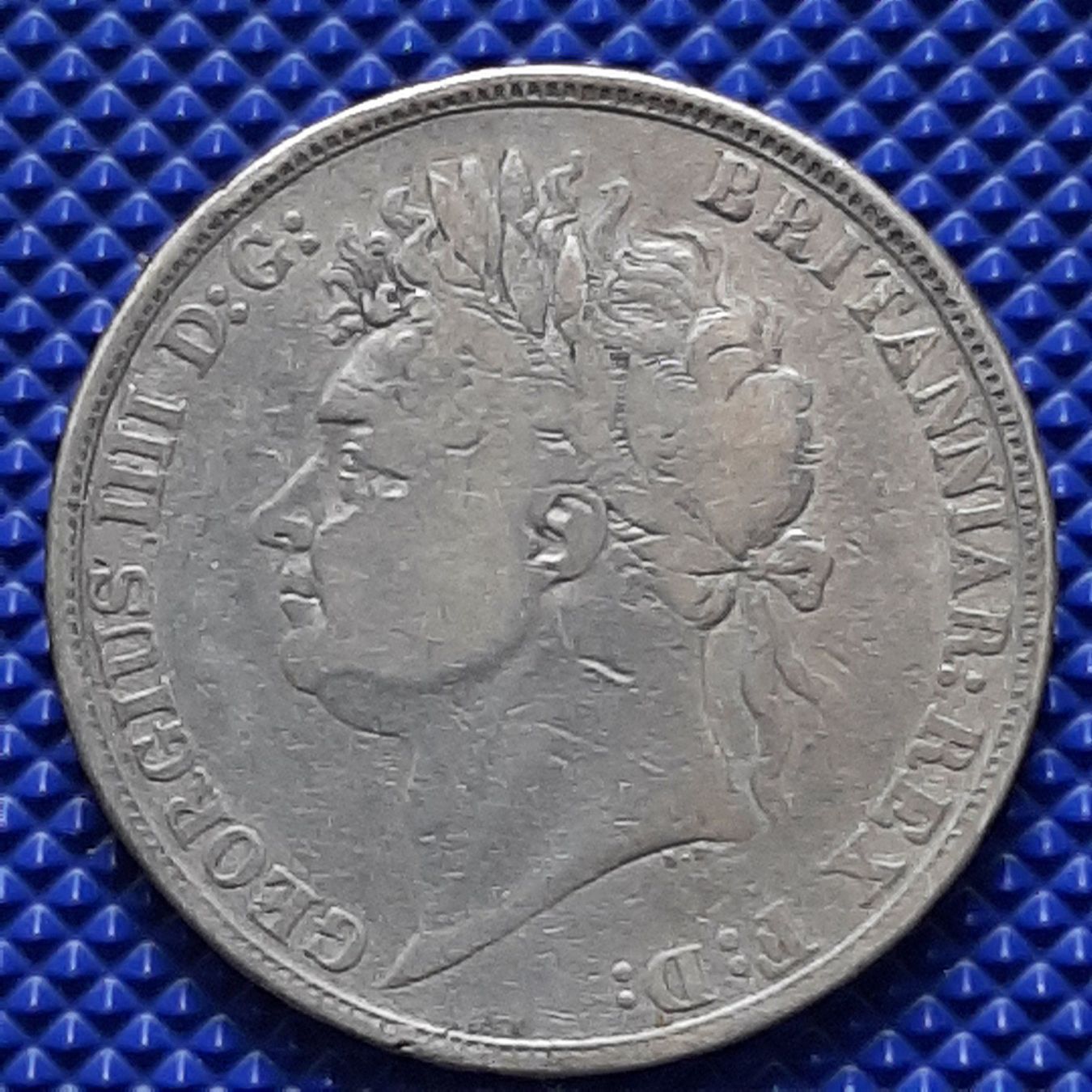 Alle Münzen: 1822 Crown Royaume Uni Georgius IIII – Gebraucht aus Carouge GE von cecob0909 1