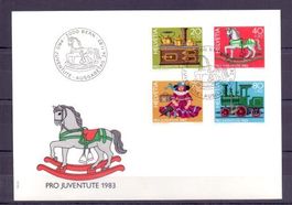 CH FDC Pro Juventute Satz 1983