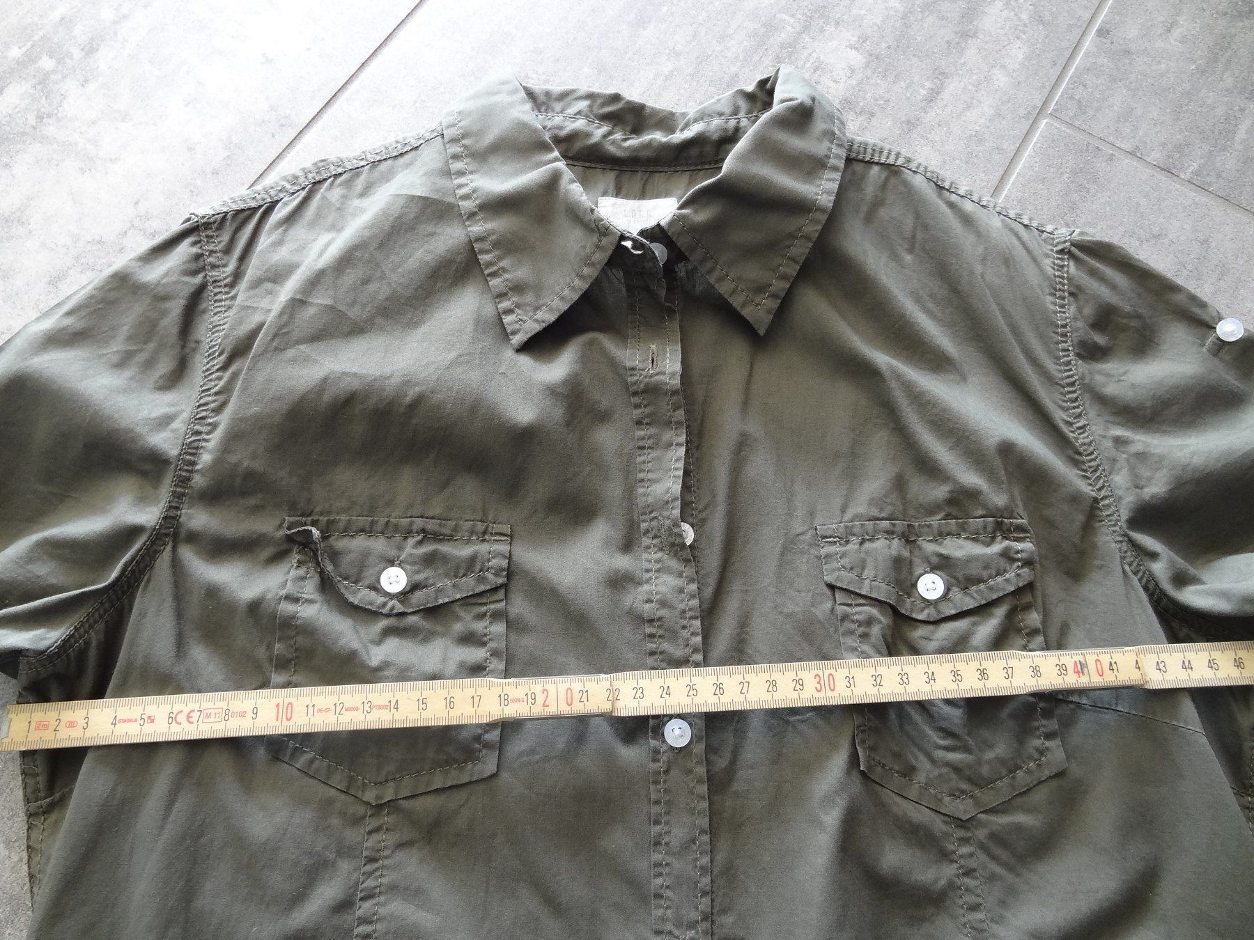 Camicette: Bluse khaki, ca. Gr. M – Usato da Entlebuch venduto da Waldschratt65 2