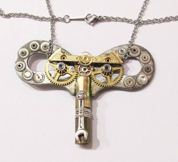 Sonstiger Schmuck: Unikat, Steampunk Schmuck Uhrenschlüssel – Neu (gemäss Beschreibung) aus Schwanden GL von UHRKNALL 2