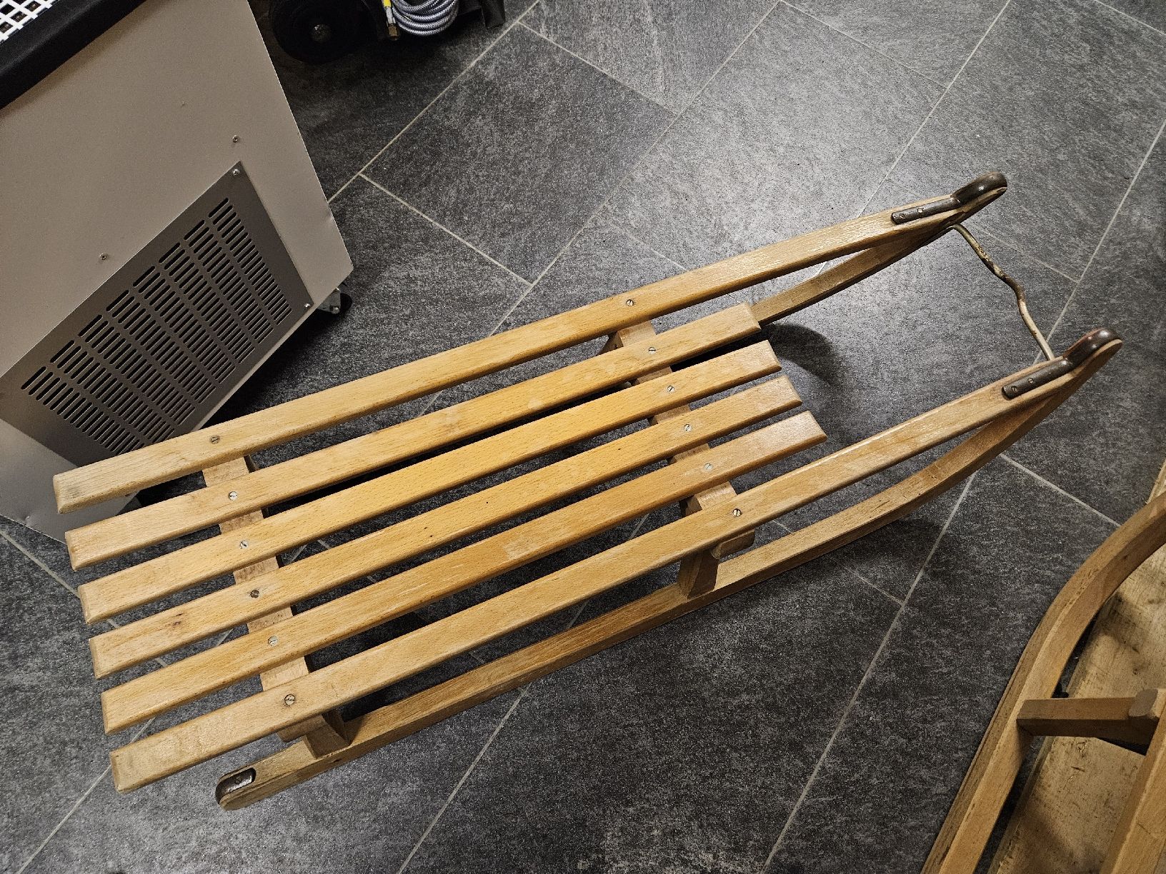 Slitta: Holzschlitten Davoser Schlittenschuh – Usato da Oberburg venduto da znas