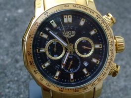 CHRONO HERREN UHR TOP-DESIGN AB 1.-FR. SCHLAGEN SIE ZU !
