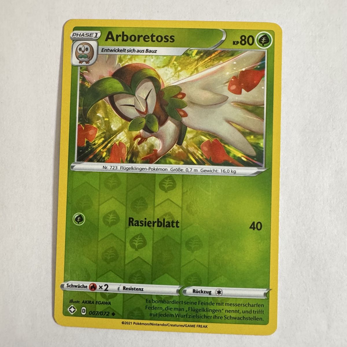 Pokémon Carte collezionabili: Pokémon Dartrix - 7 / 72 - DE – Nuovo (secondo la descrizione) da Staad SG venduto da miaCards