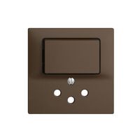 Frontset EDIZIOdue coffee 60×60mm T12, Feller