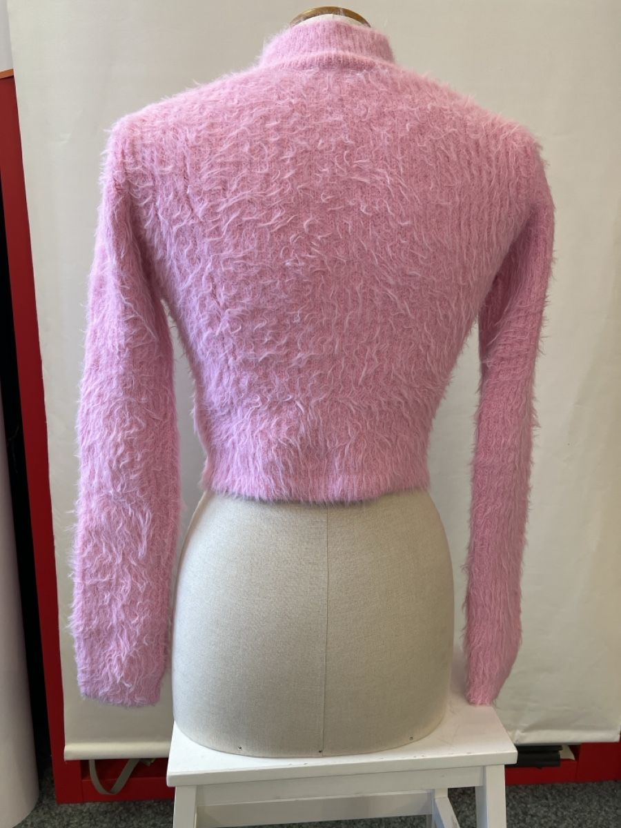 Zara Pullover & Sweatshirts: Glitzer Stehkragen Pullover rosa – Gebraucht aus Oberglatt ZH von ble_75jw 2