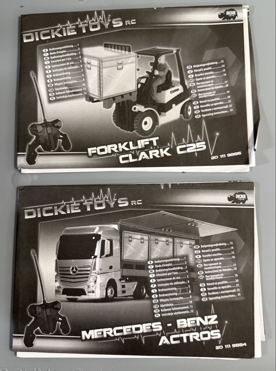 Modellismo RC: RC Mercedes Actros & RC Gabelstapler  – Usato da Schwyz venduto da Aasterix 1