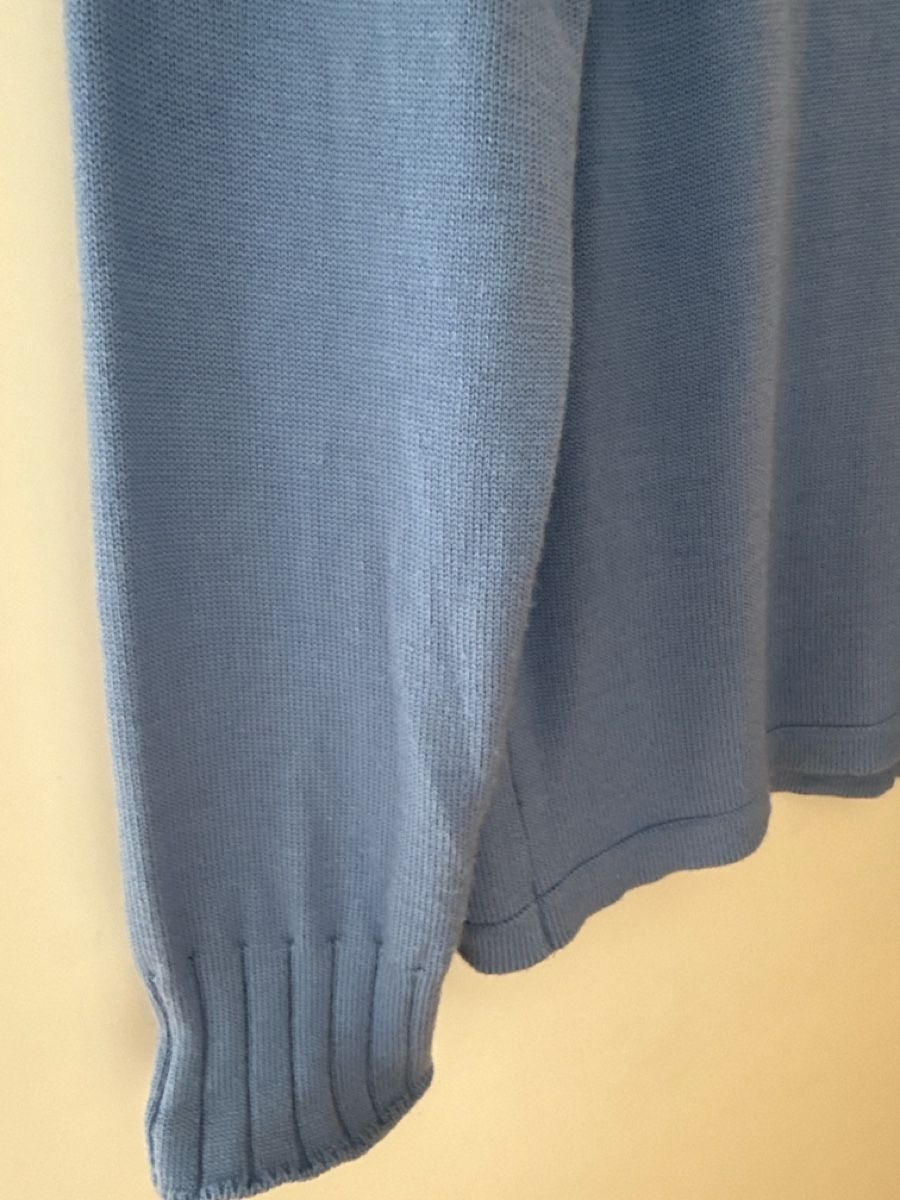 Fogal Maglioni & Felpe: Fogal: hblauer PulloverL, Merino/Seide/Cashmere – Usato da Füllinsdorf venduto da Nanna22 2