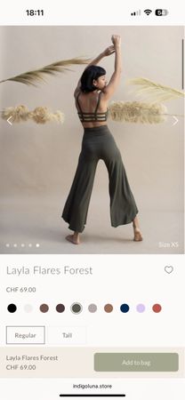 Indigo Luna Layla pants - Forest 