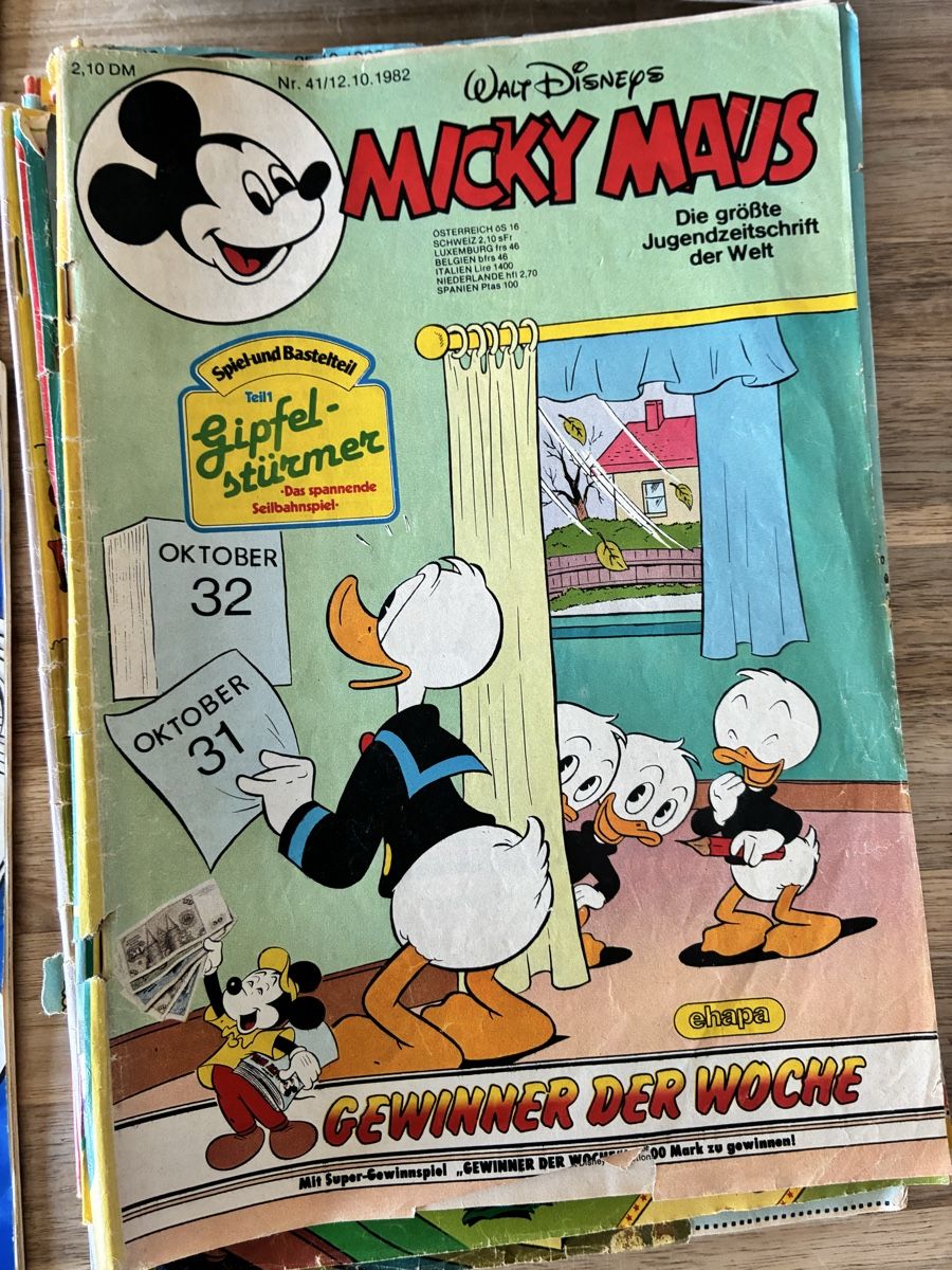 Comics: Micky Maus Hefte Sammlung, Jahrgänge ab 1982 bis 2002 – Gebraucht aus Oberburg von 4207simon 4