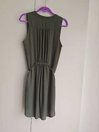 Sommer Kleid dunkelgrün Gr 38