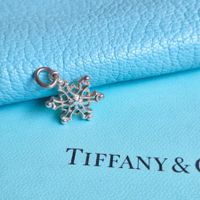 ❄️ Tiffany & Co. Snowflake Schneeflocke Anhänger Charm 925 ❄