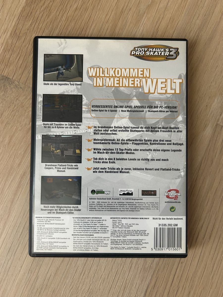 Giochi: Tony Hawk's Pro Skater 3 PC CD-ROM – Usato da Zürich venduto da JasminNebl 1