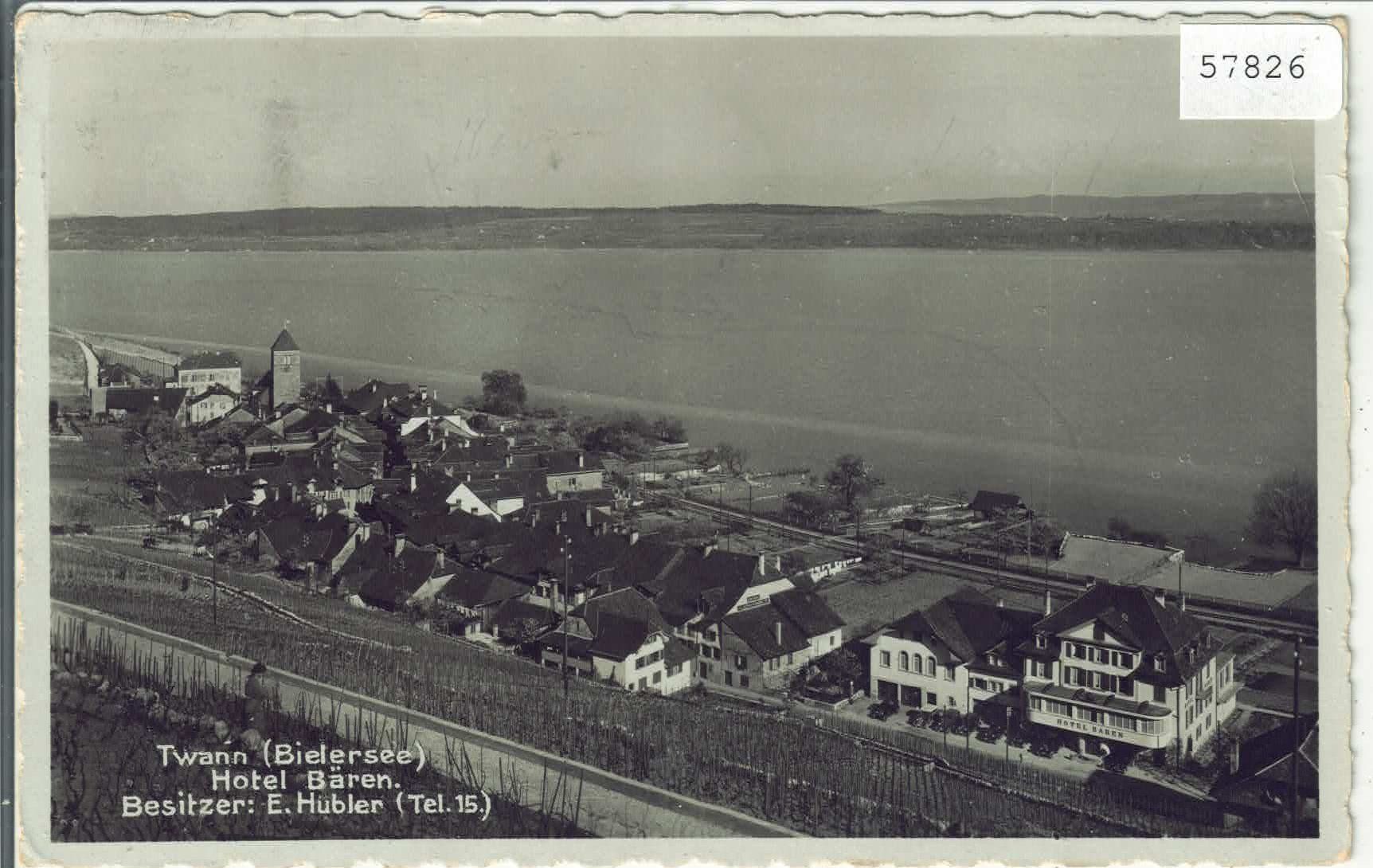 Cartes postales: Twann - Hotel Bären – D'occasion à Ettingen par Kartenplanet