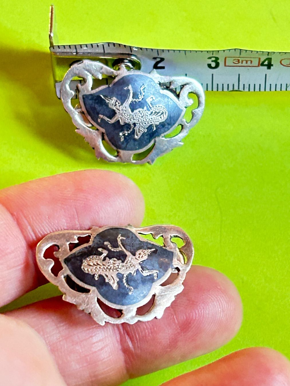 Orecchini pendenti & Orecchini a lobo: Silber OhrenClips  Tänzerin "Siam" Sterling Silber 925 – Usato da Dittingen venduto da Bellevista 3