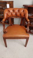 Ledersessel braun antiker Stil guter Zustand