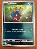 Pokemon Carvanha Reverse (Versand gratis)