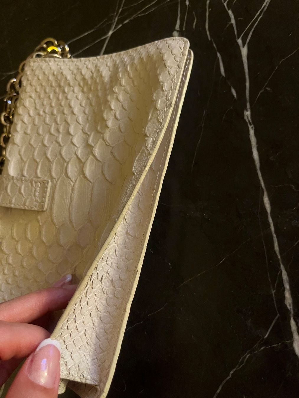 Furla Sacs femmes: Furla Täschchen 12x19cm Pythonprägung Leder – D'occasion à Zürich par unique2010 4