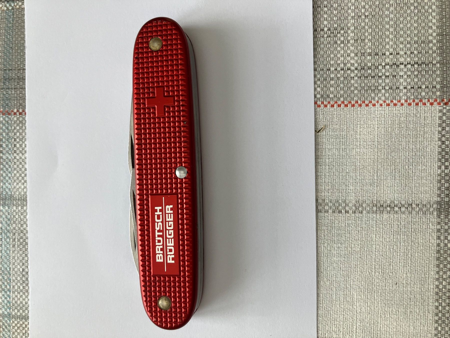 Victorinox Coltelli tascabile: Victorinox Sackmesser "Brütsch+Rüegger" – Usato da Balterswil venduto da Erbsli77