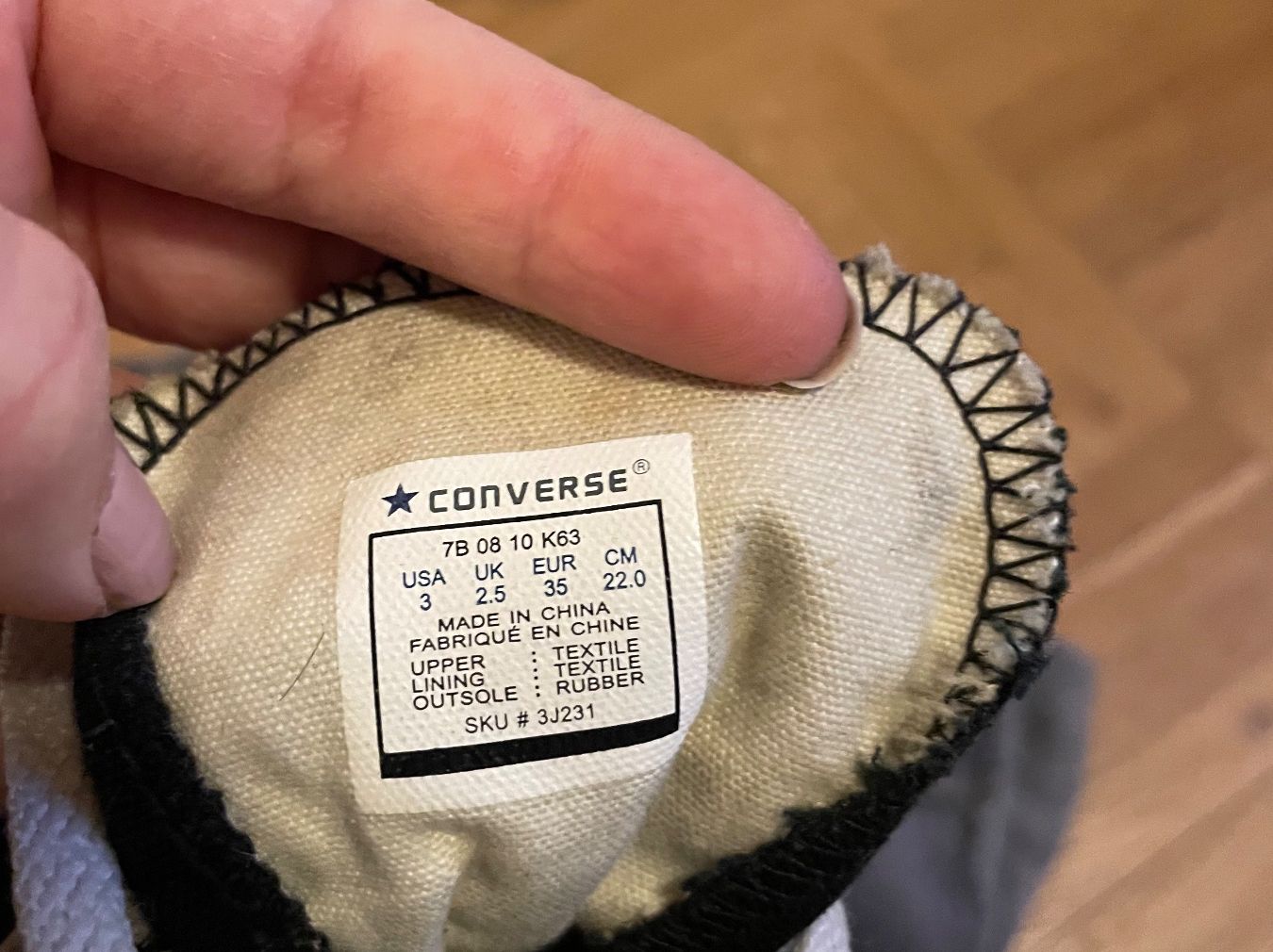 Converse Scarpe da uomo: Converse, schwarz Grösse 3 – Usato da Aarau venduto da lis_5by2 3
