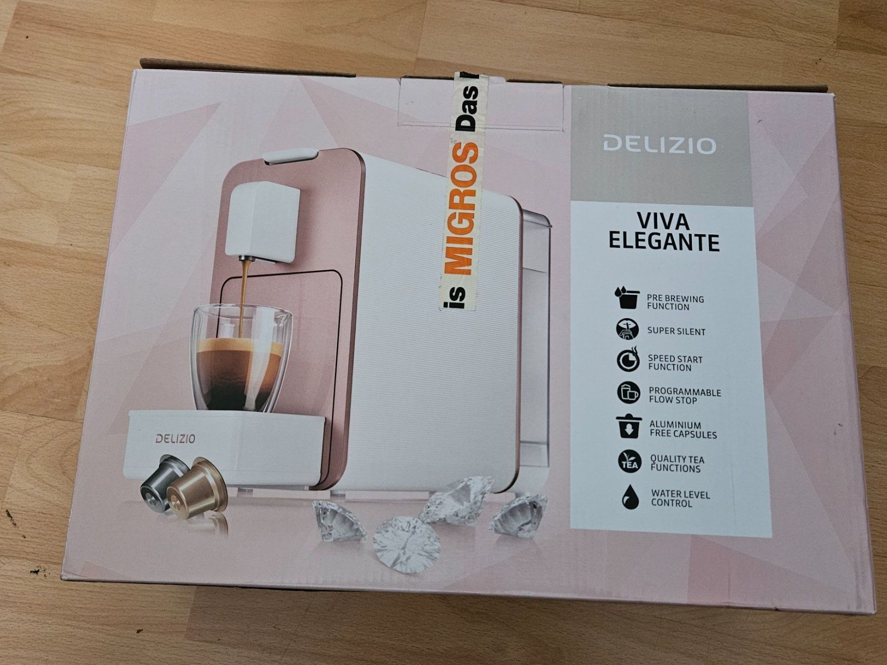 Delizio Macchine per caffè & Macchine per espresso: DELIZIO VIVA Elegante ROSE GOLD – Usato da Aesch BL venduto da Chrutli1 3
