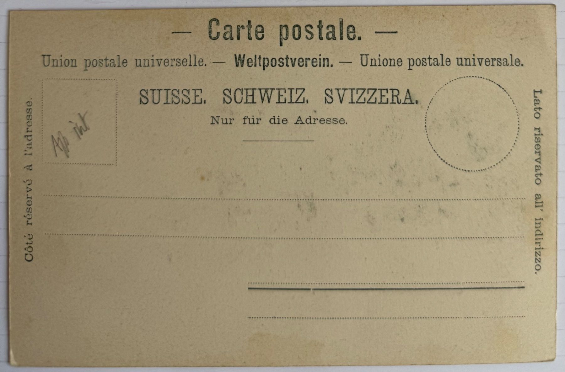 Cartoline postali: AK:  Wildkirchli – Usato da Lutry venduto da Ediego 1