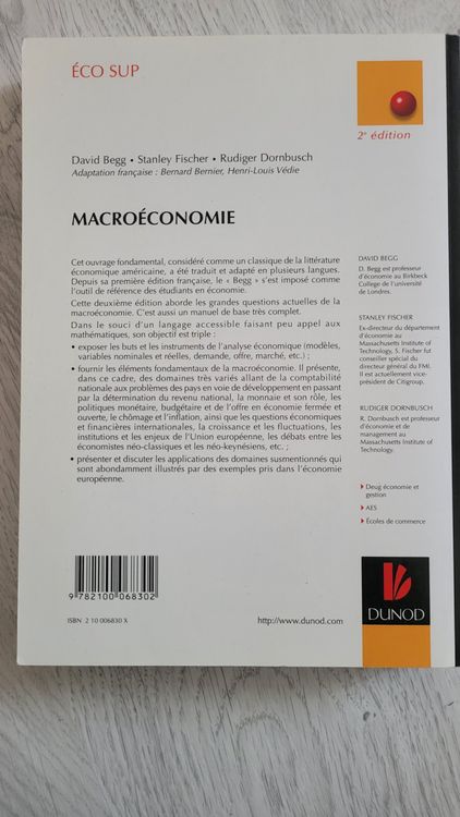 Libri: Livre Macro-économie – Usato da Alle venduto da SevenLeChat 1