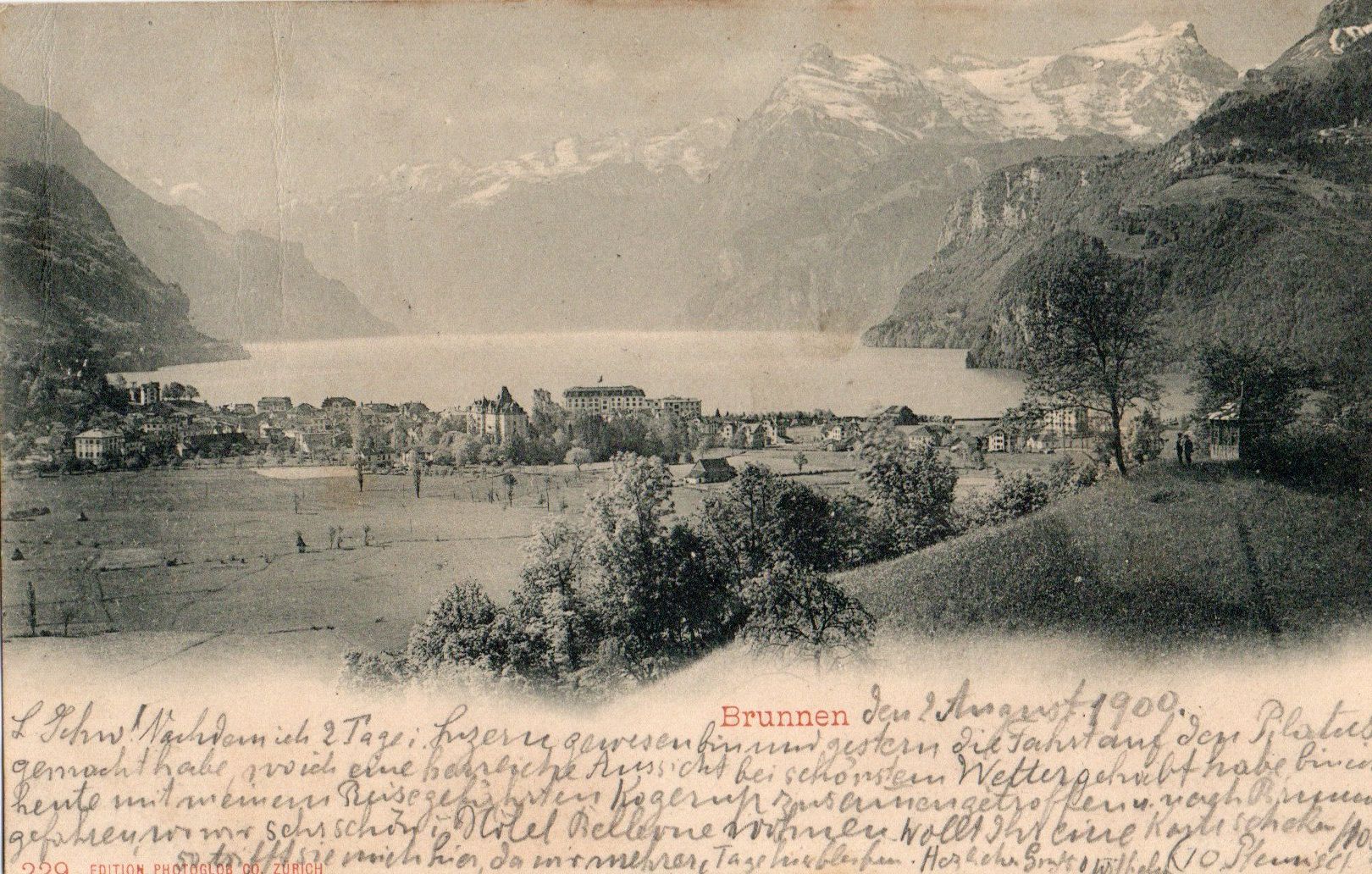 Cartoline postali: Brunnen – Usato da Melano venduto da pisonsdro