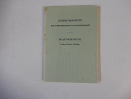 Historische Bundesverfassung & Staatsverfassung Kanton ZH