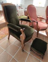 Fauteuil Restauration sur sabots avec repose-pieds