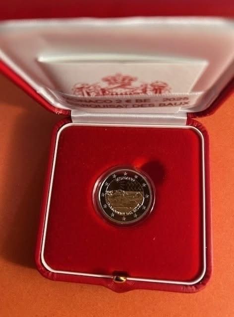 Tutti le monete: 2 euro Monaco 2025 les beaux – Nuovo e nell'imballaggio originale da Montreux venduto da Kokebullterrier1