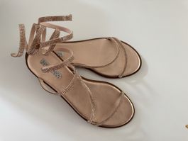 Sofia Manta rosegold Sommer Sandalen Gr. 39