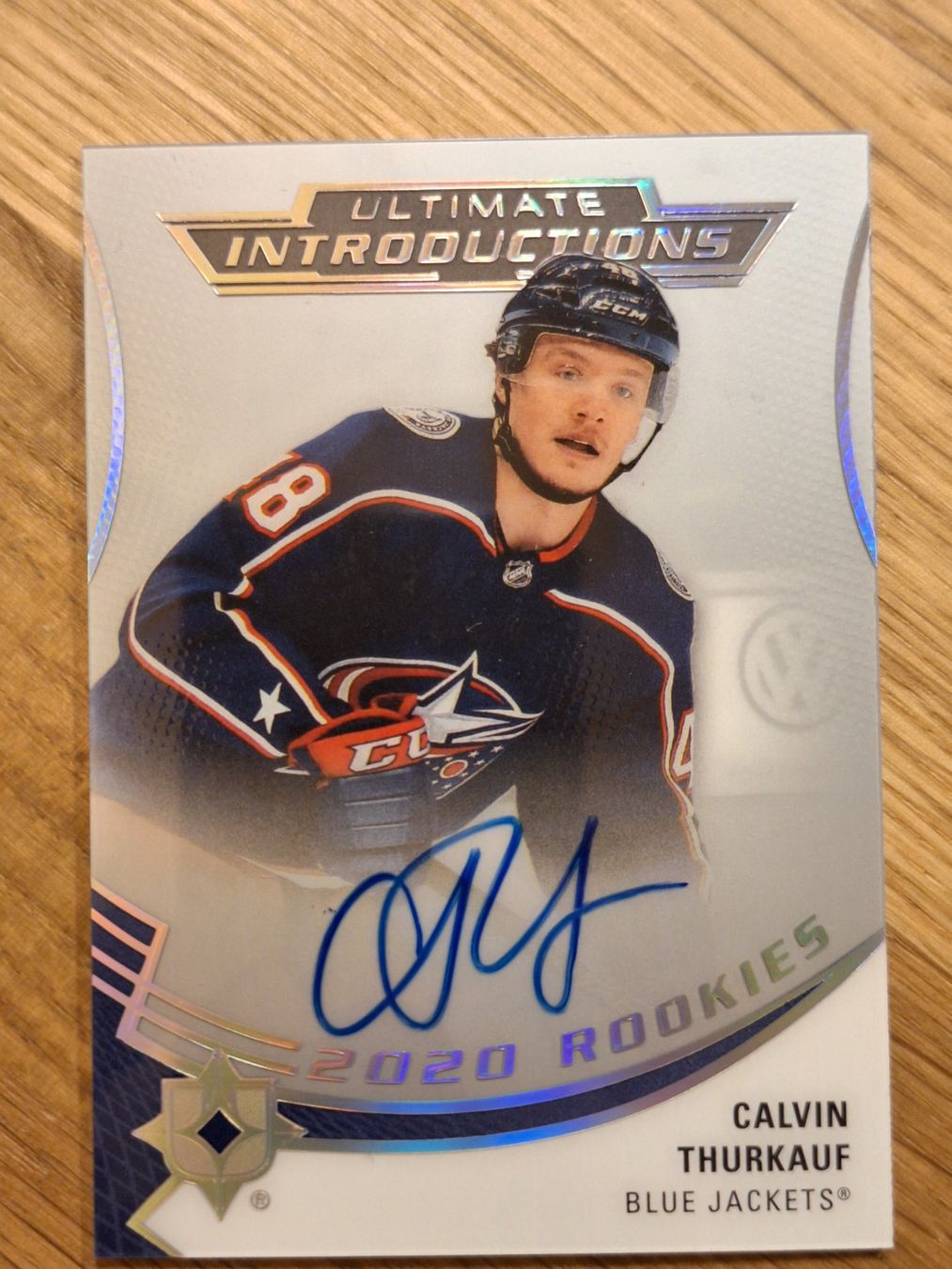NHL Sammelbilder & Trading cards: Calvin Thurkauf Ultimate Introductions Rookies 2020 Auto – Neu (gemäss Beschreibung) aus Lostallo von Card_master