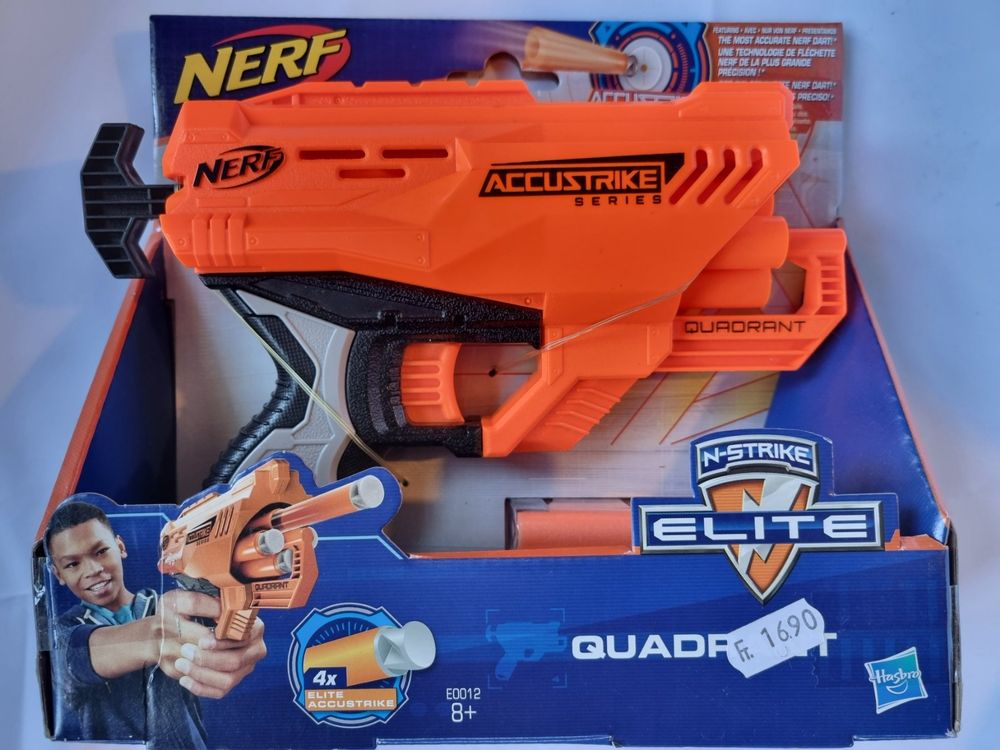 Pistola Nerf Accustrike Quadrant